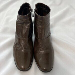 Aquatalia Women's Brown Ankle Booties Size 9.5